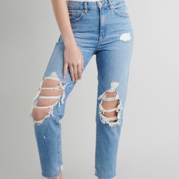 Mom Jeans - Prince Blue - Picture 1 of 3